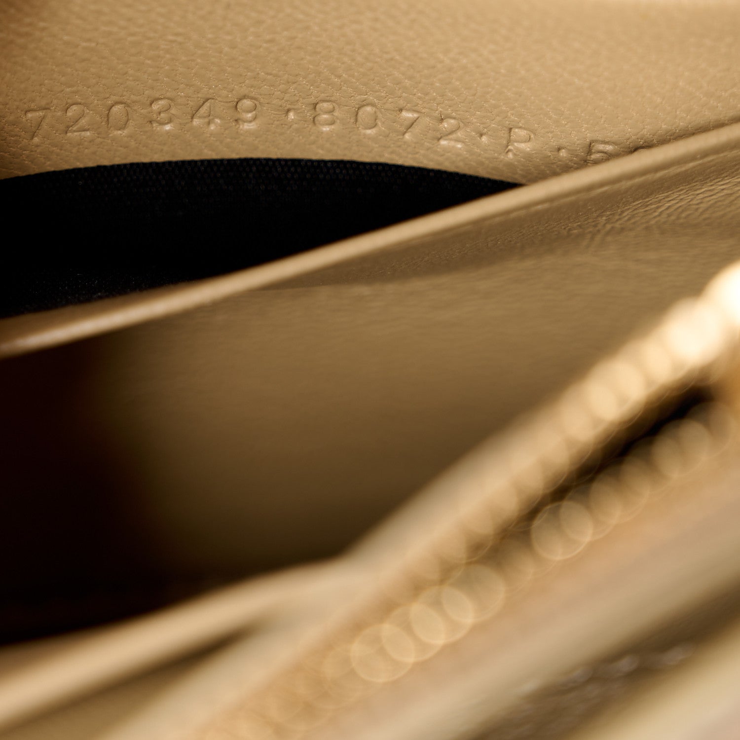Balenciaga Metallic Smooth Calfskin Crystal Diagonal Allover Logo Hourglass Wallet Light Gold Crystal 8 of 11