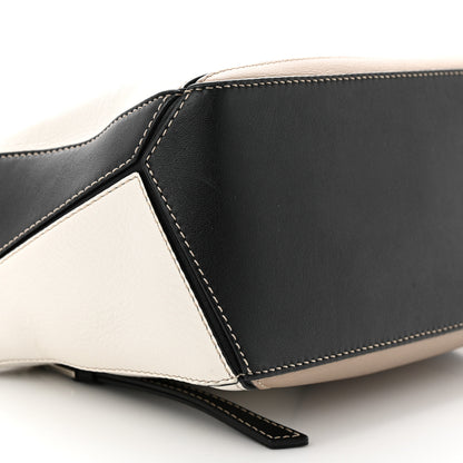 Loewe Calfskin Small Puzzle Bag Black Taupe 9 of 14
