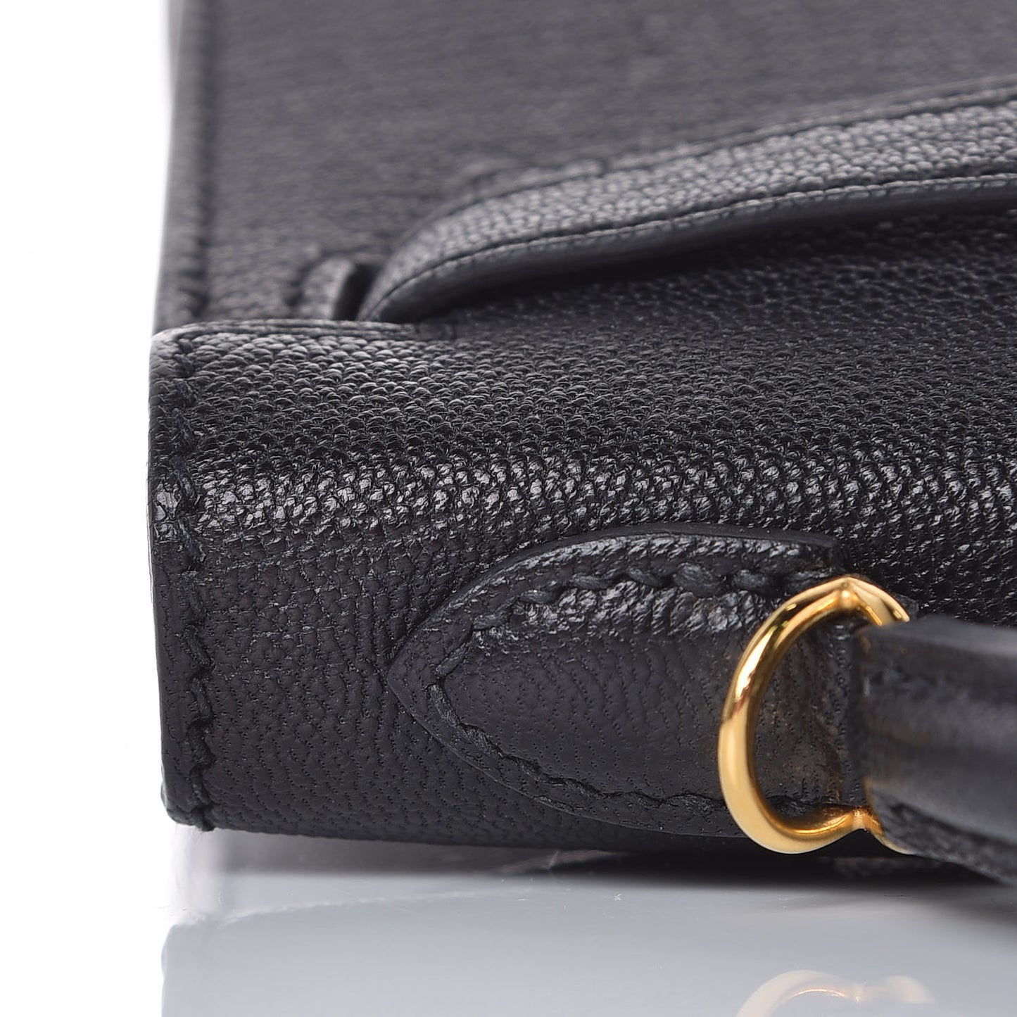 Chevre Chandra Mini Kelly Sellier 20 Black
