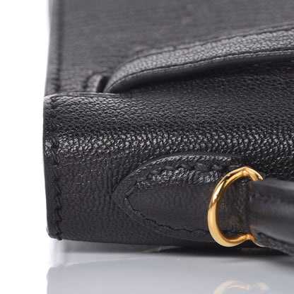 Hermes Chevre Chandra Mini Kelly Sellier 20 Black 30 of 37