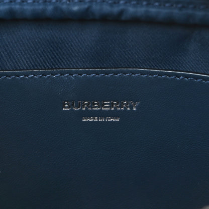 Burberry Calfskin Demin Check Small Lola Camera Bag Navy 5 of 7