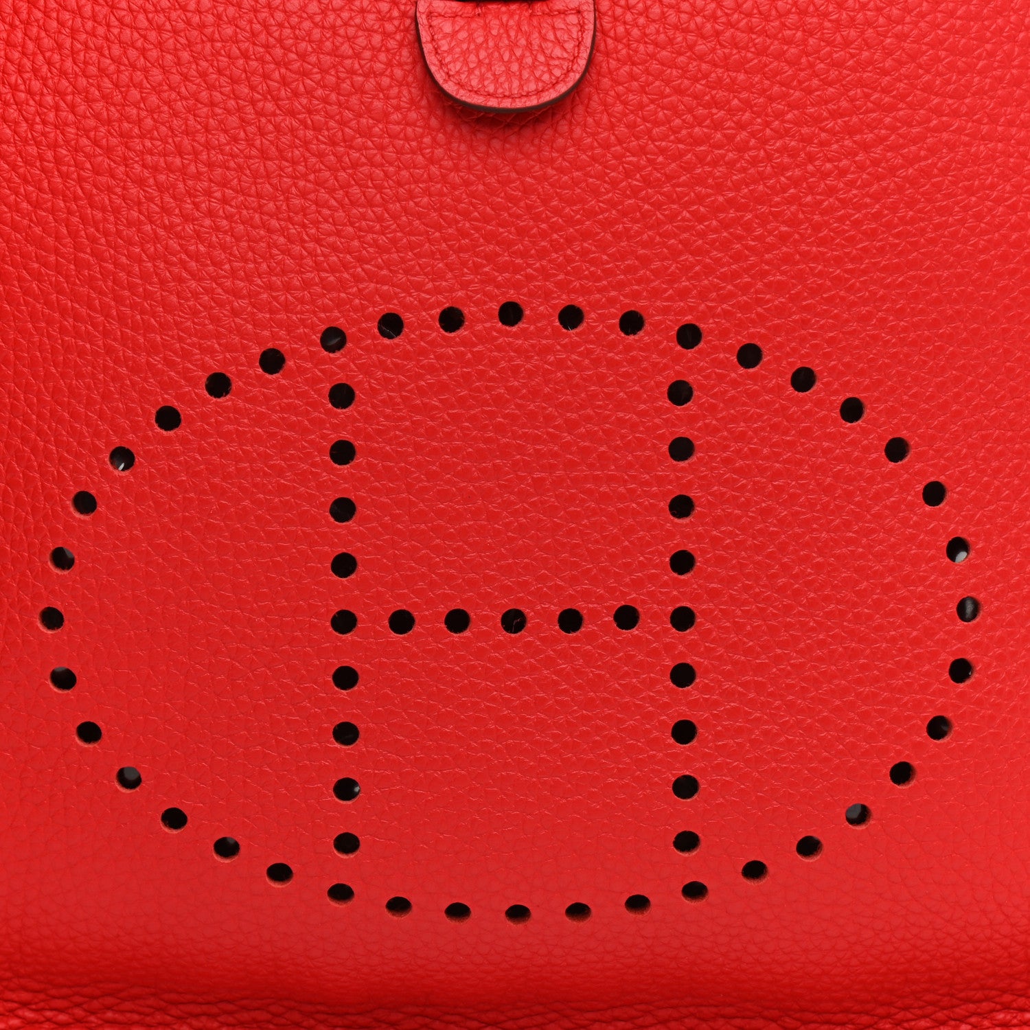 Hermes Taurillon Clemence Evelyne III PM Rouge De Coeur 14 of 21