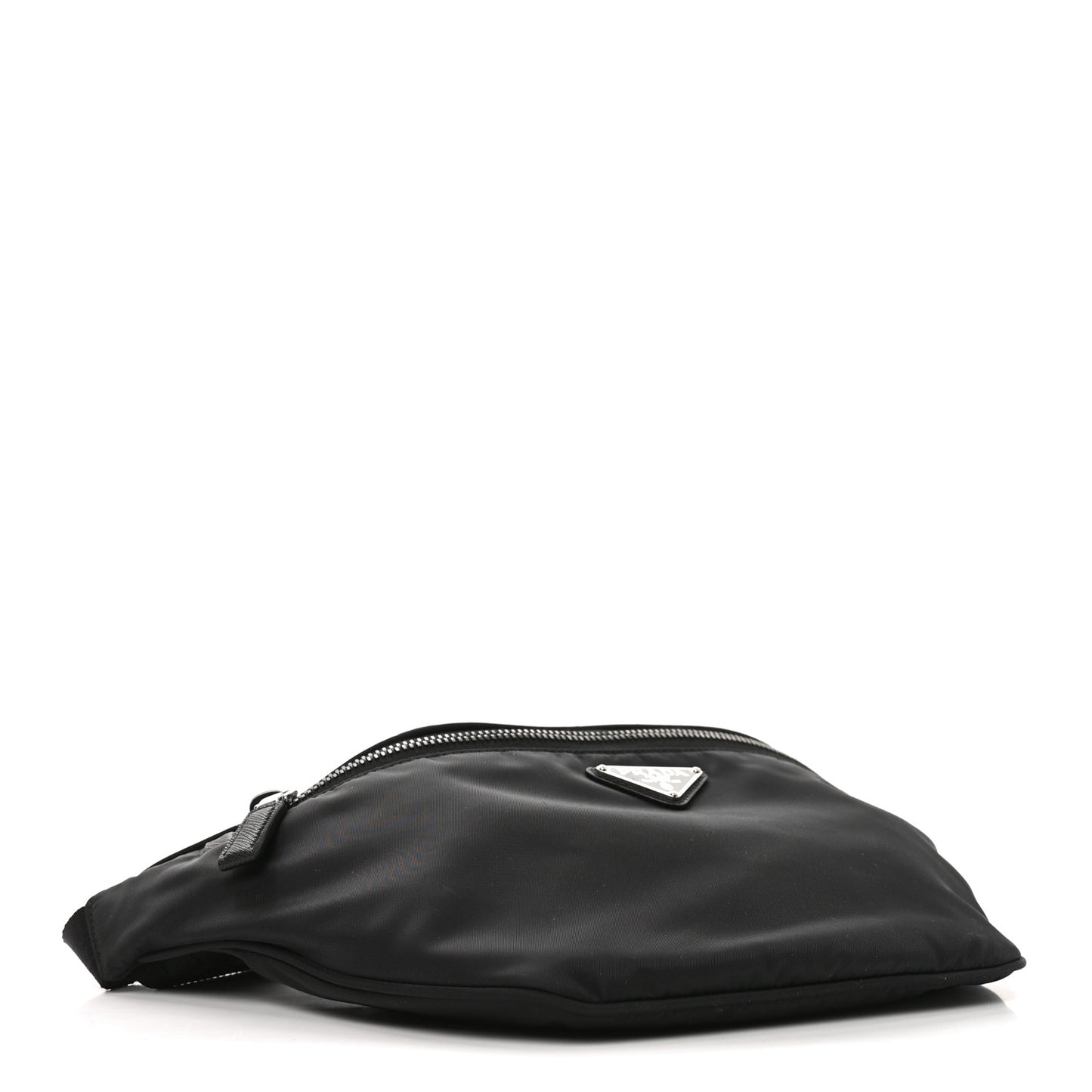 Tessuto Re-Nylon Saffiano Belt Bag Black