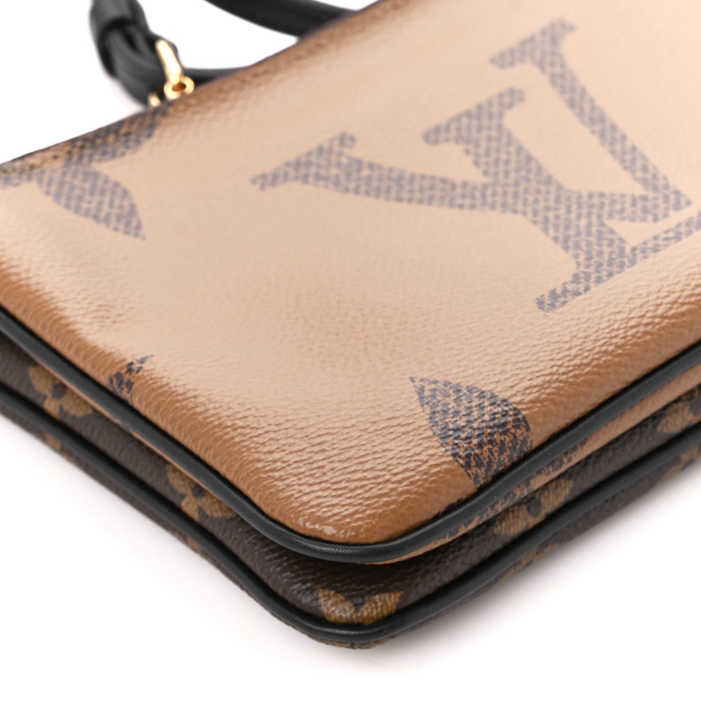 Reverse Monogram Giant Double Zip Pochette