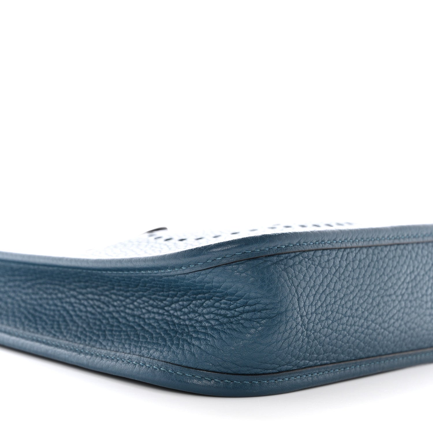 Hermes Taurillon Clemence Amazone Evelyne TPM Colvert Bleu Atoll 9 of 10