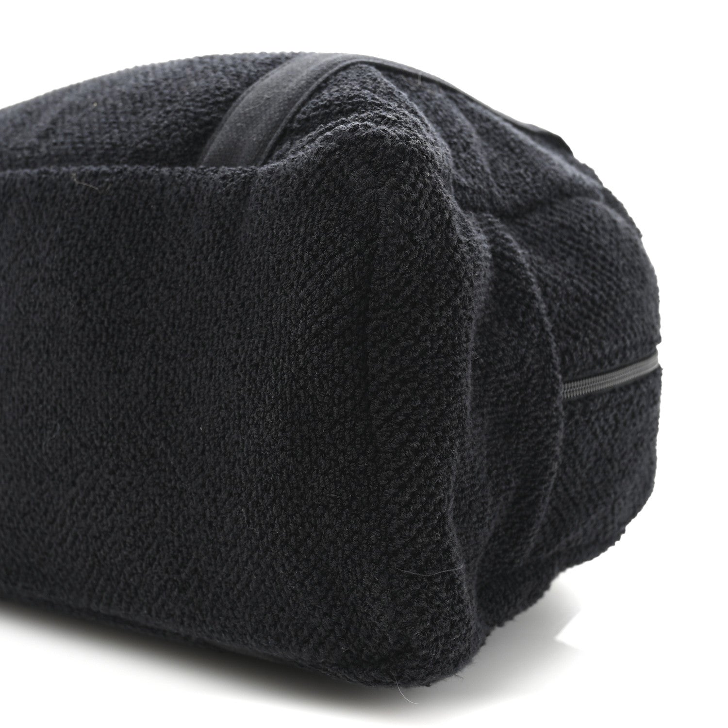Chanel Terry Cotton CC Beach Duffel Towel Set Black 10 of 11