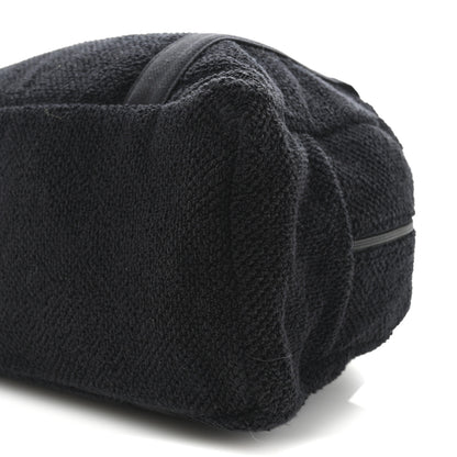 Chanel Terry Cotton CC Beach Duffel Towel Set Black 10 of 11