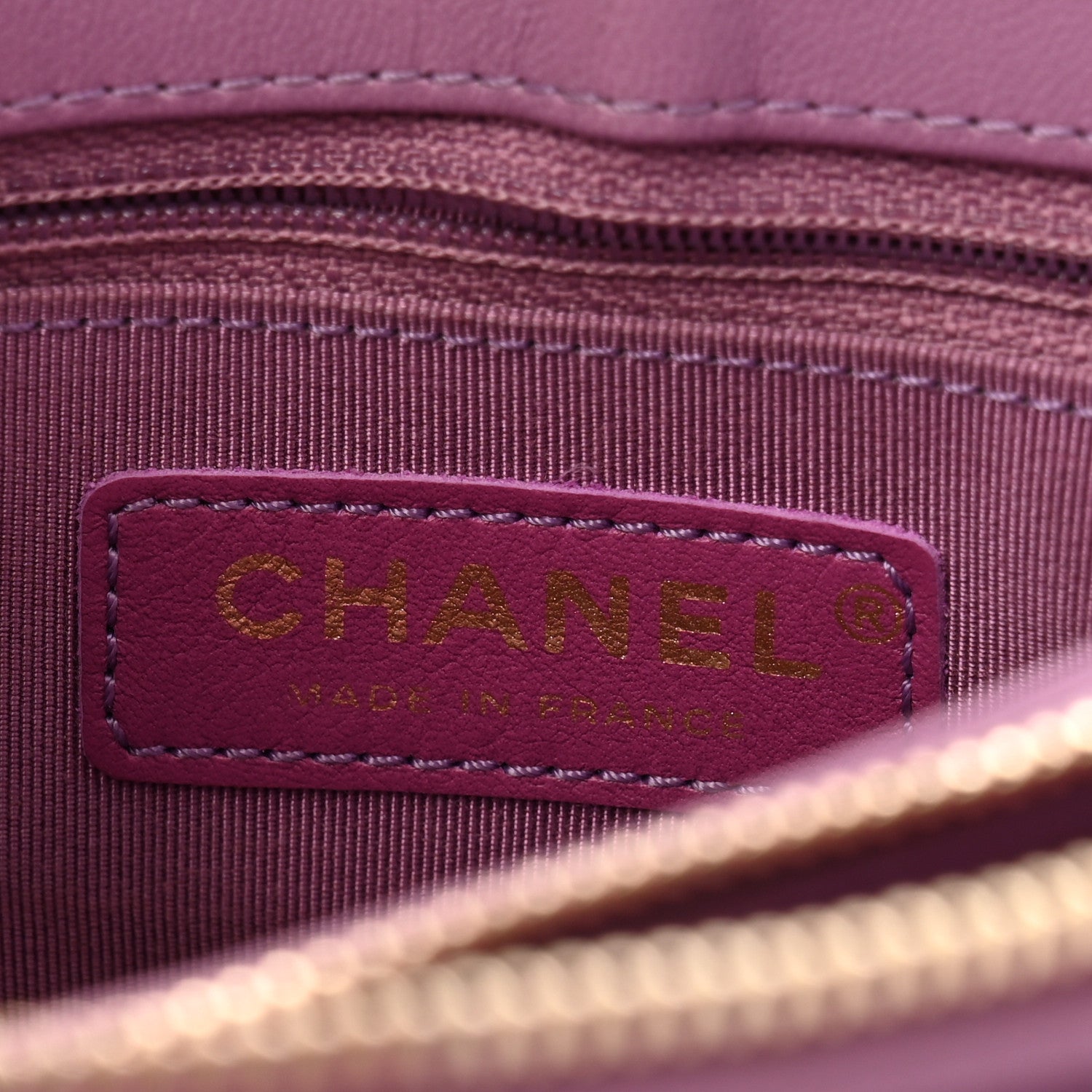 Chanel Lambskin Sleek And Chic Flap Purple 6 of 13