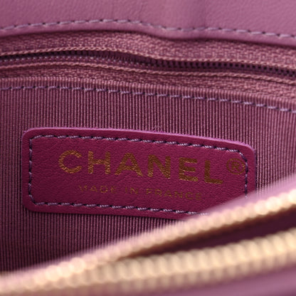 Chanel Lambskin Sleek And Chic Flap Purple 6 of 13
