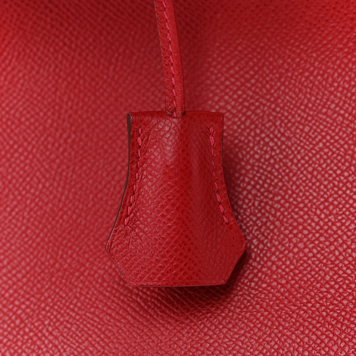 Epsom Birkin 30 Rouge Casaque