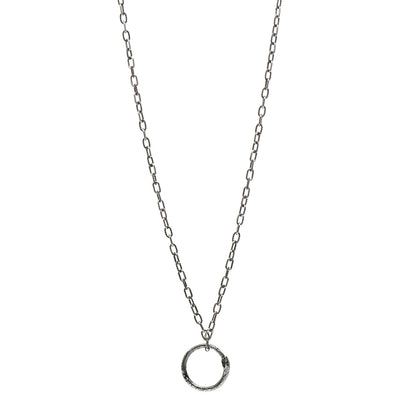 Gucci Sterling Silver Garden Ouroboros Snake Pendant Necklace 1 of 4