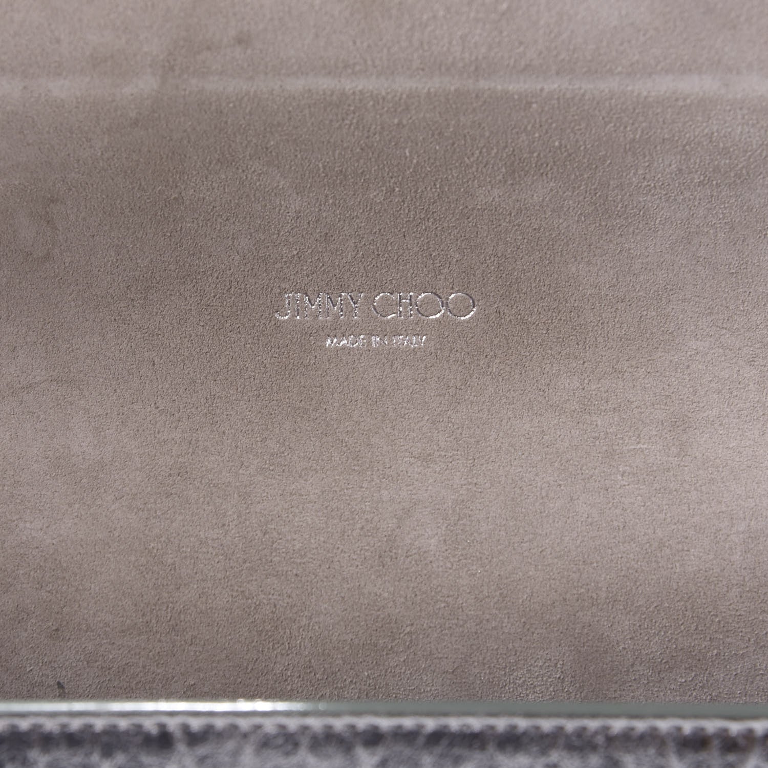 Jimmy Choo Metallic Grainy Calfskin Lockett Petite Shoulder Bag Platinum 6 of 10