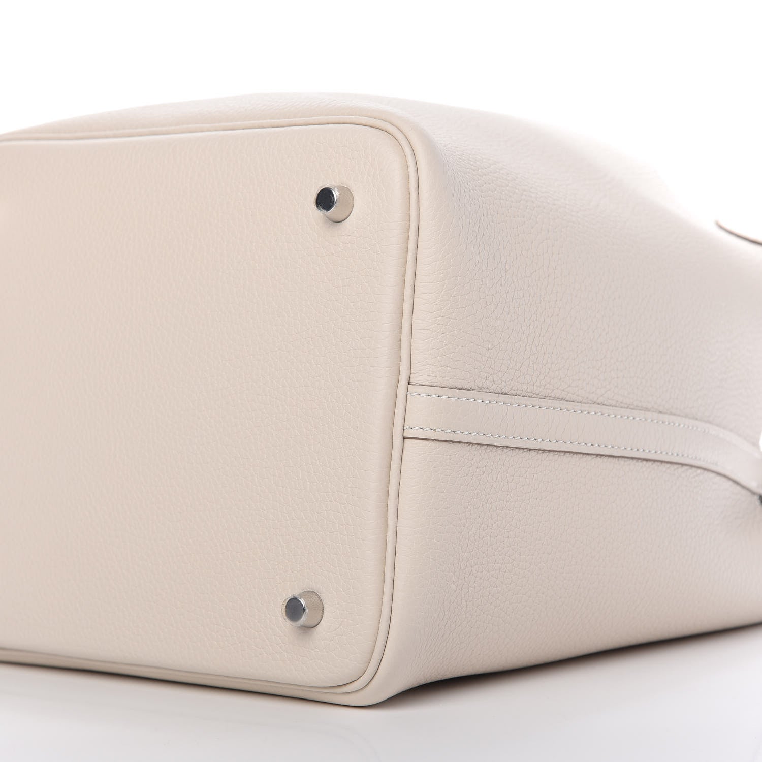 Hermes Taurillon Clemence Picotin Lock 22 MM Craie 7 of 10