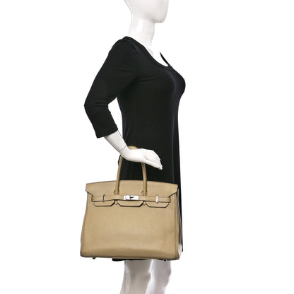 Hermes Togo BIRKIN 35 Trench 2 of 18