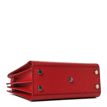 Saint Laurent Grained Calfskin Nano Sac De Jour Lipstick Red 4 of 17
