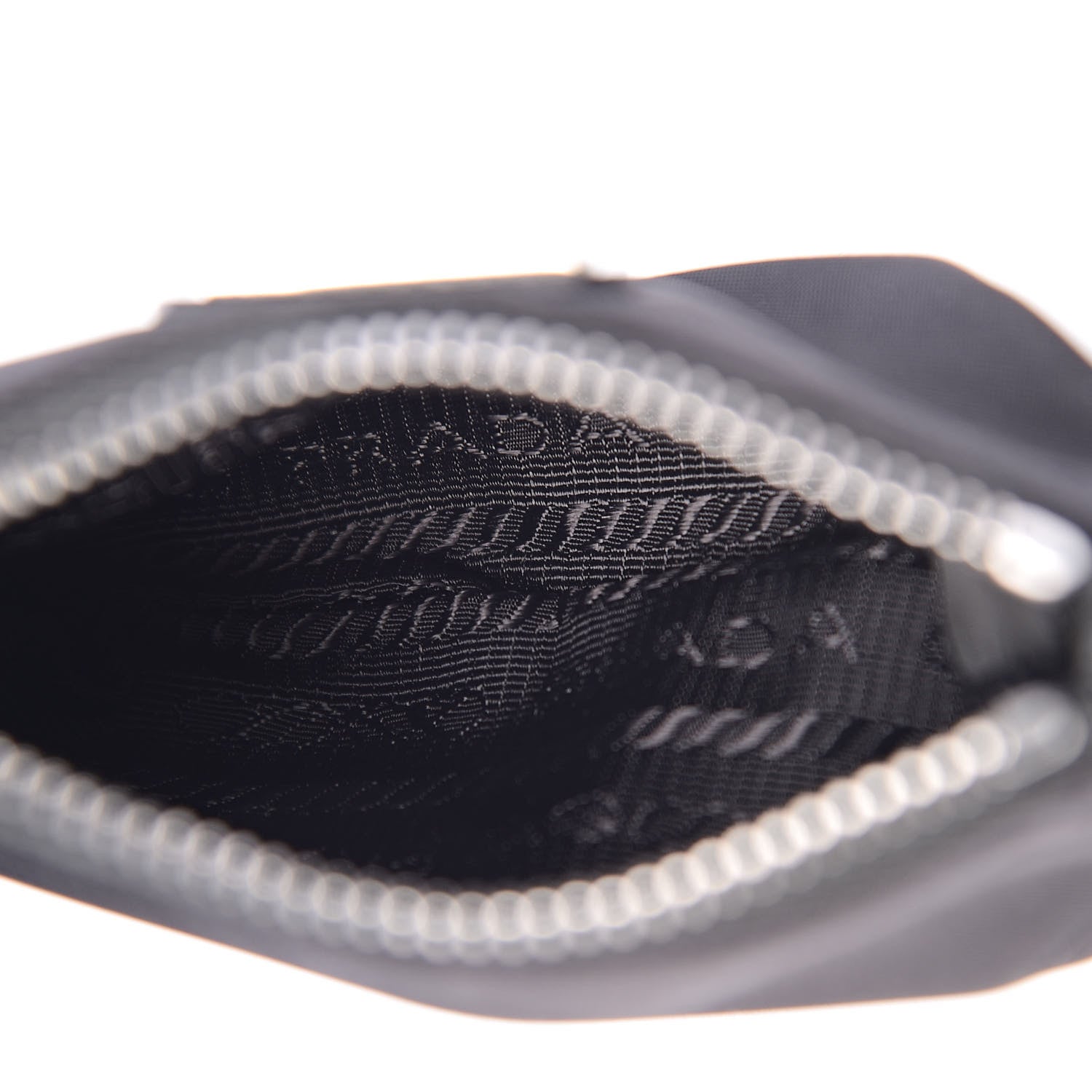Prada Tessuto Nylon Key Pouch Black 5 of 7