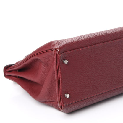Hermes Fjord Kelly Retourne 40 Rouge H 8 of 19