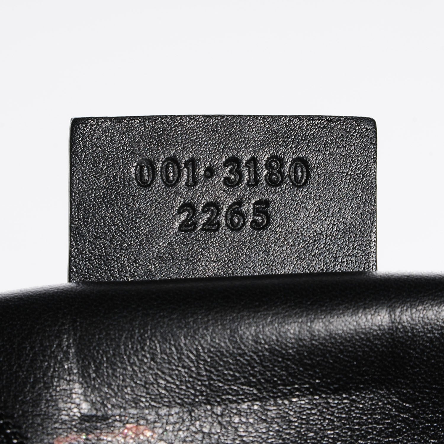 Gucci Suede Guccissima Shoulder Bag Black 7 of 8