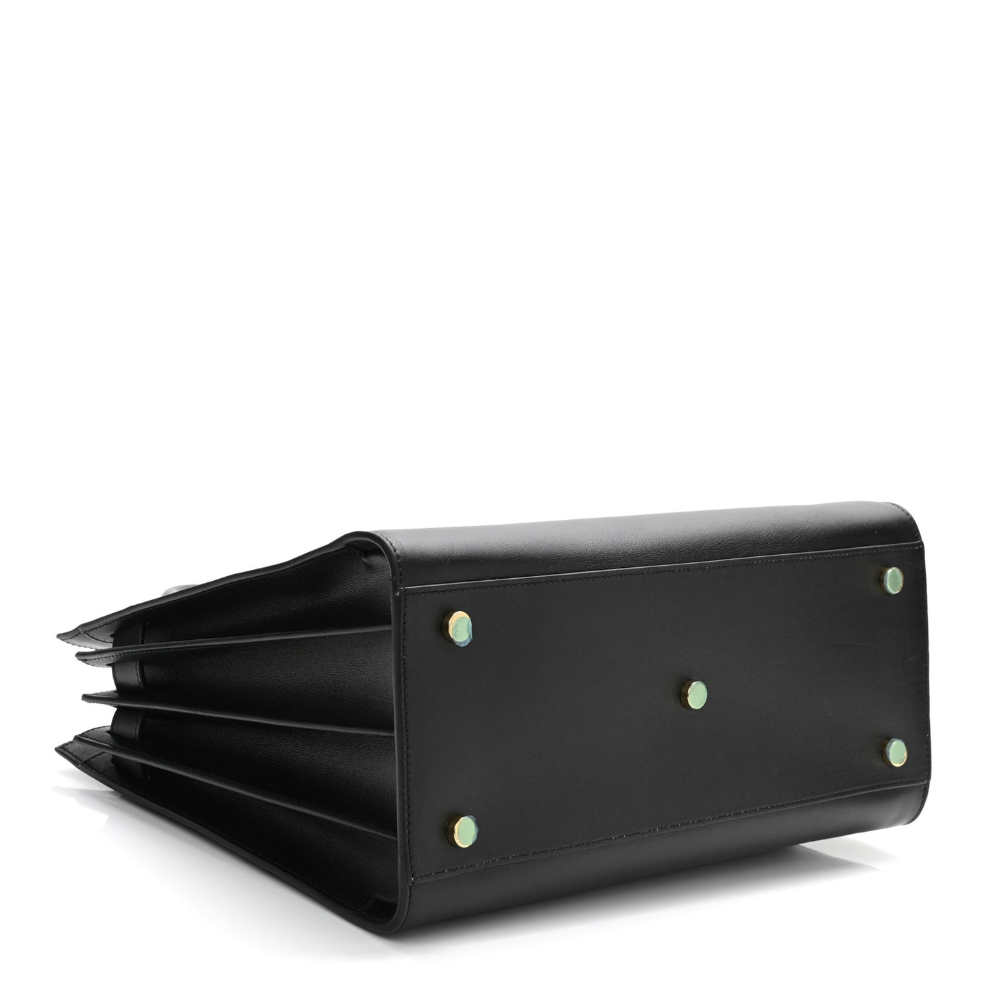 Calfskin Small Sac De Jour Black
