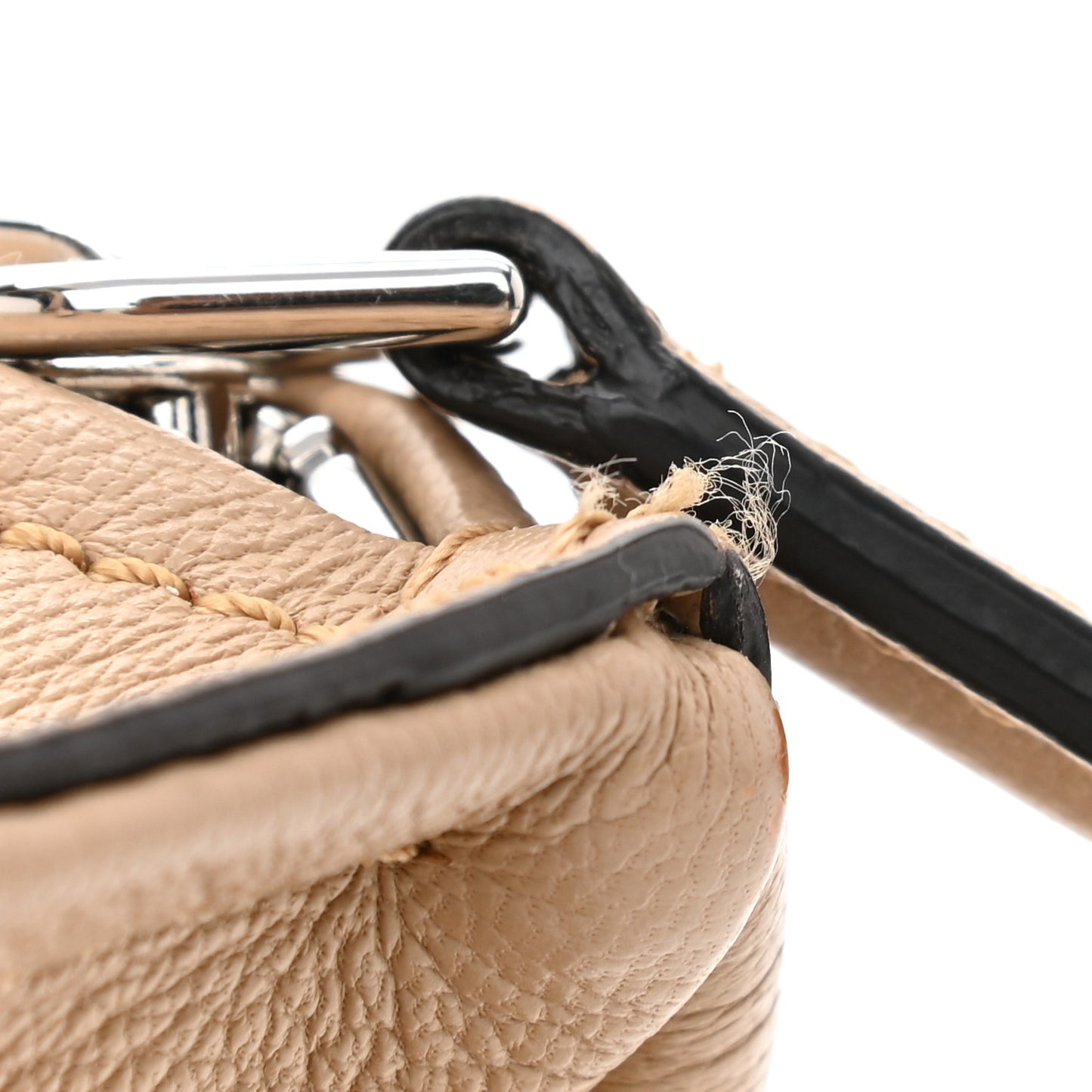 Sugar Goatskin Small Pandora Camel