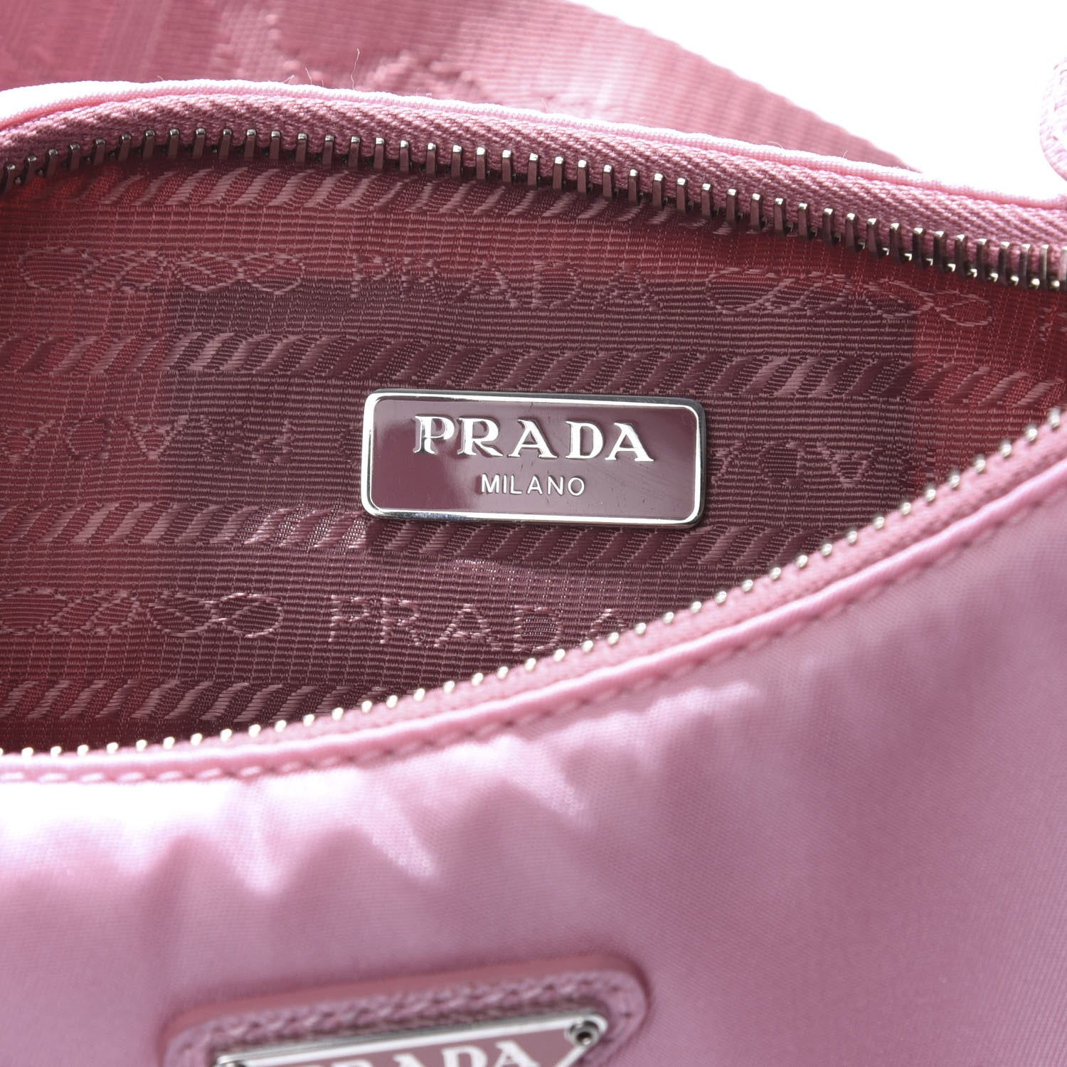 Prada Nylon Re-Edition 2005 Shoulder Bag Rosa 7 of 11