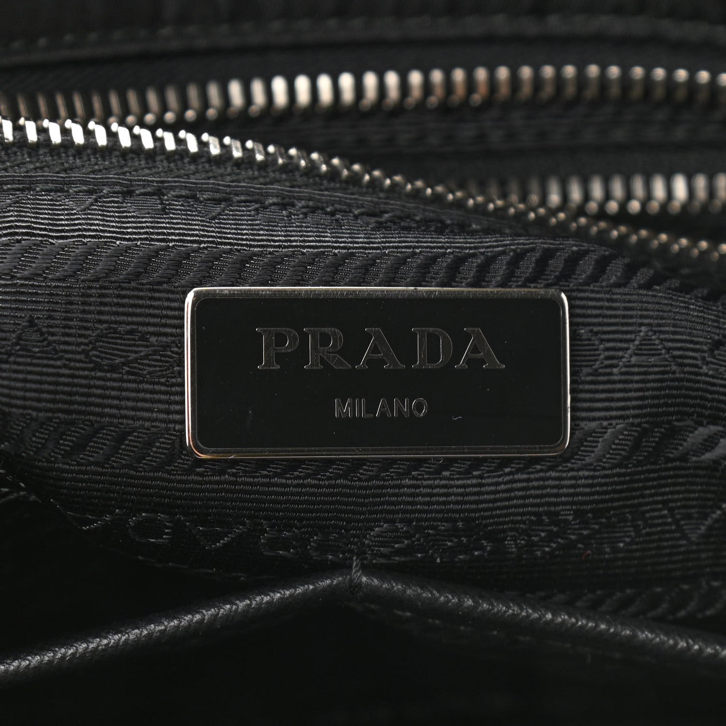 Nylon Vela Baby Bag Black