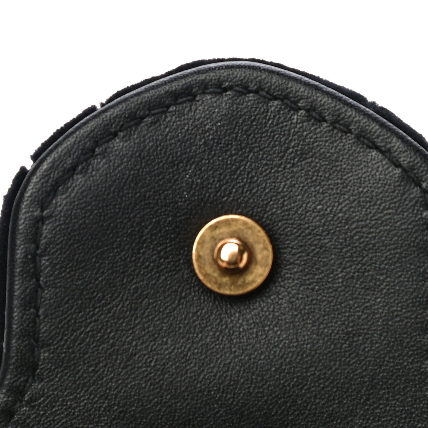 Gucci Velvet Matelasse GG Marmont Chain Wallet Black 10 of 12
