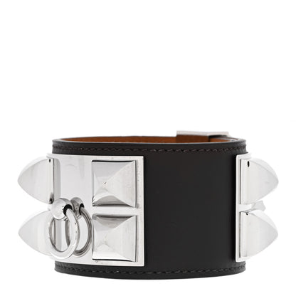 Hermes Box Collier De Chien CDC Bracelet S Chocolate 1 of 6