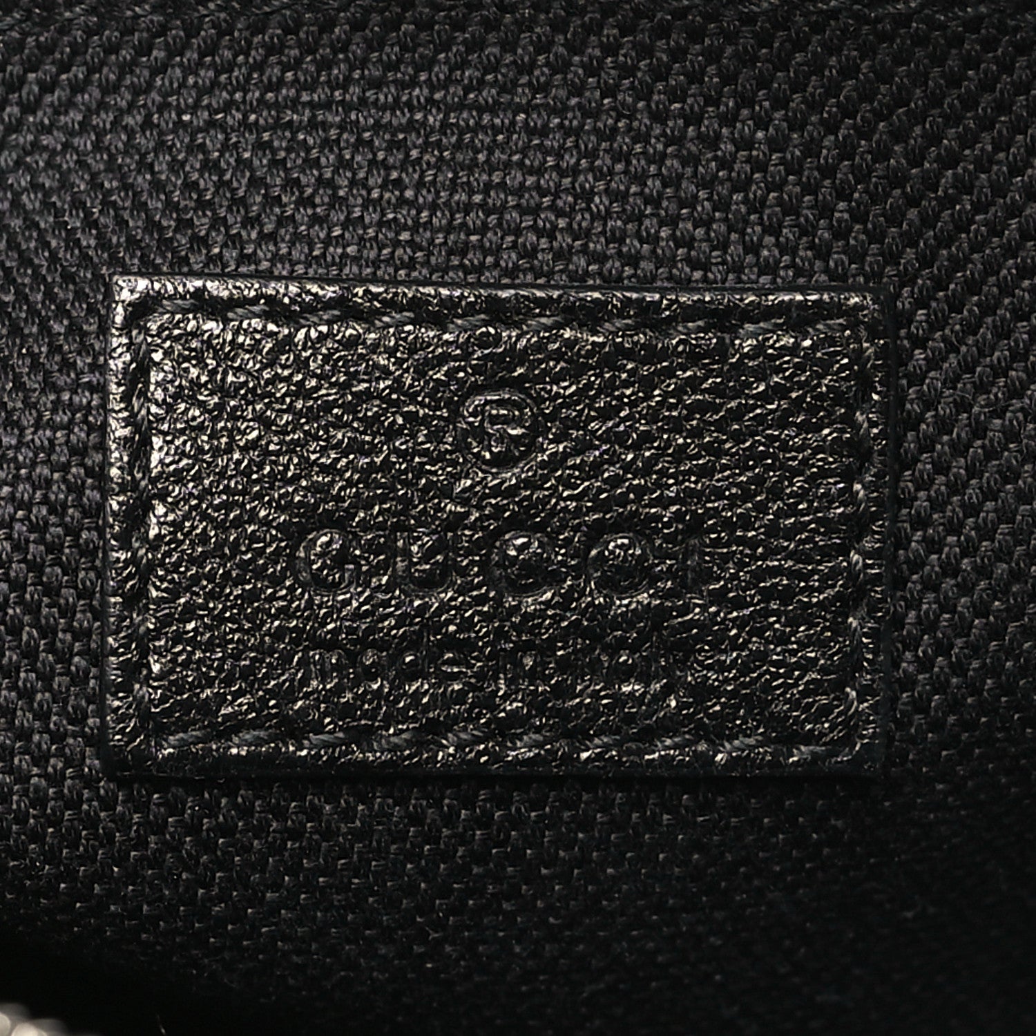 Gucci Sakai Be Green Calfskin Diagonal Stitched Mini Blondie Shoulder Bag Black 6 of 10