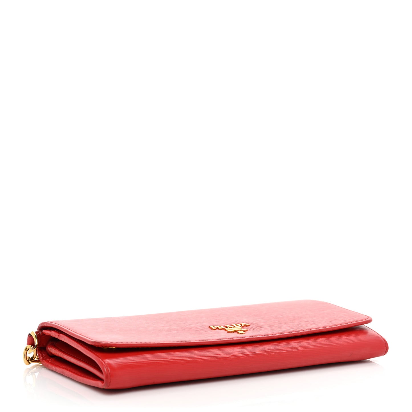 Vitello Move Metal Oro Chain Wallet Lacca