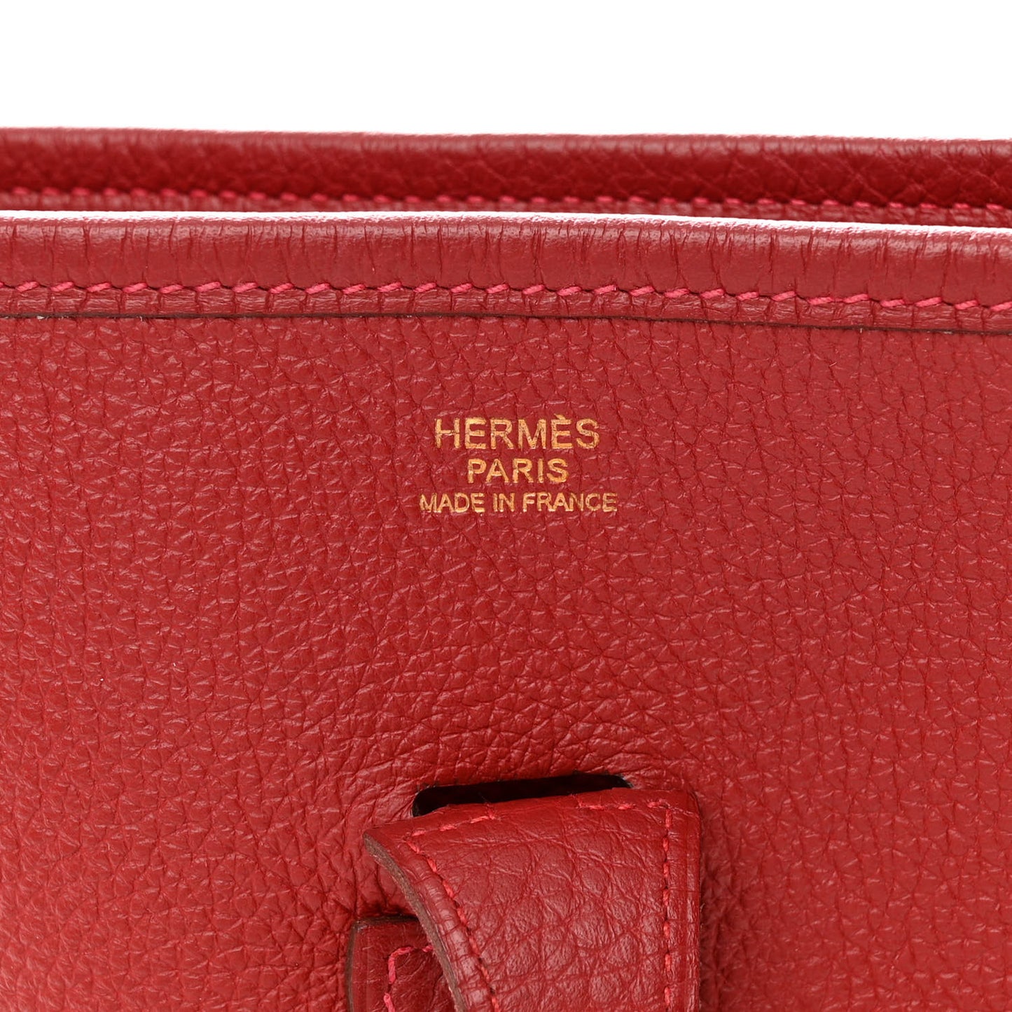 Taurillon Clemence Evelyne III PM Rouge Casaque