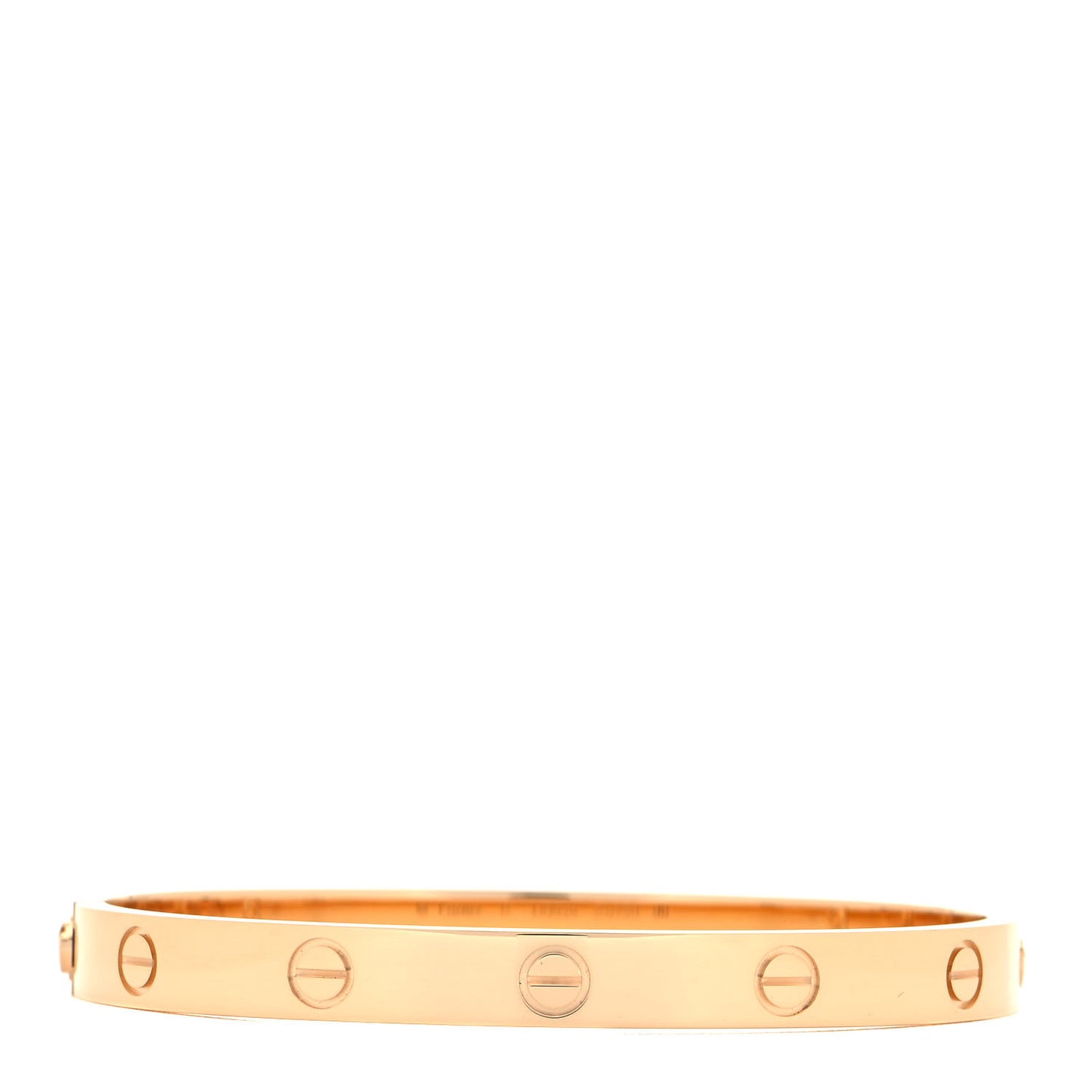18K Yellow Gold LOVE Bracelet 17