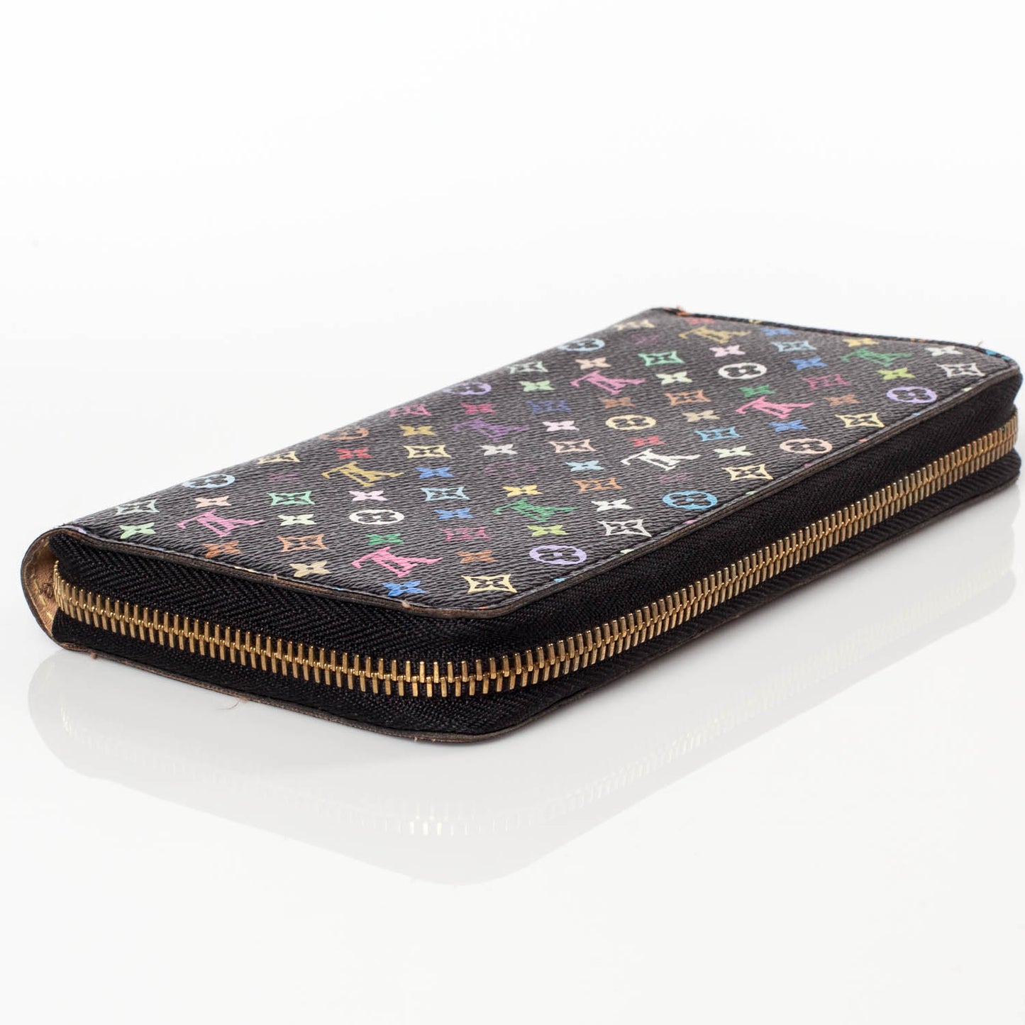 Monogram Multicolor Zippy Wallet Black