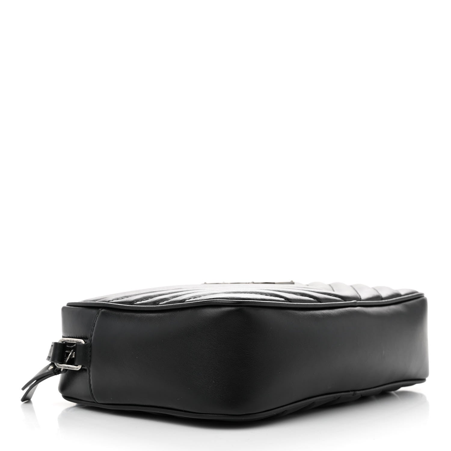 Saint Laurent Calfskin Matelasse Monogram Lou Camera Bag Black 4 of 10