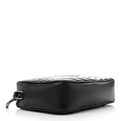 Saint Laurent Calfskin Matelasse Monogram Lou Camera Bag Black 4 of 10