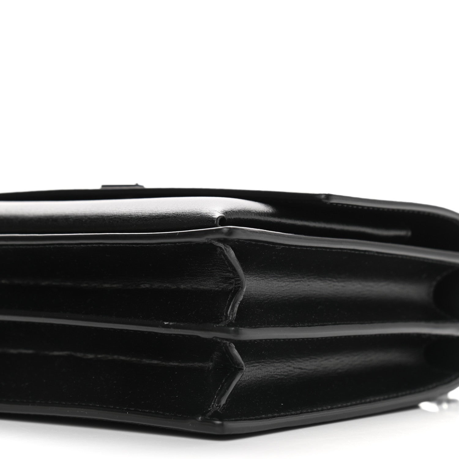Saint Laurent Calfskin Large Monogram Sunset Black 8 of 8