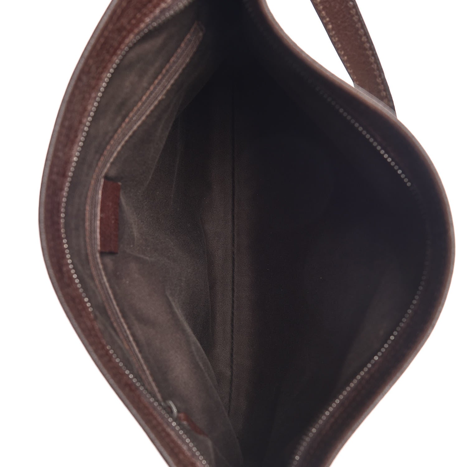 Gucci GG Supreme Monogram Medium Flat Messenger Bag Dark Brown 5 of 7