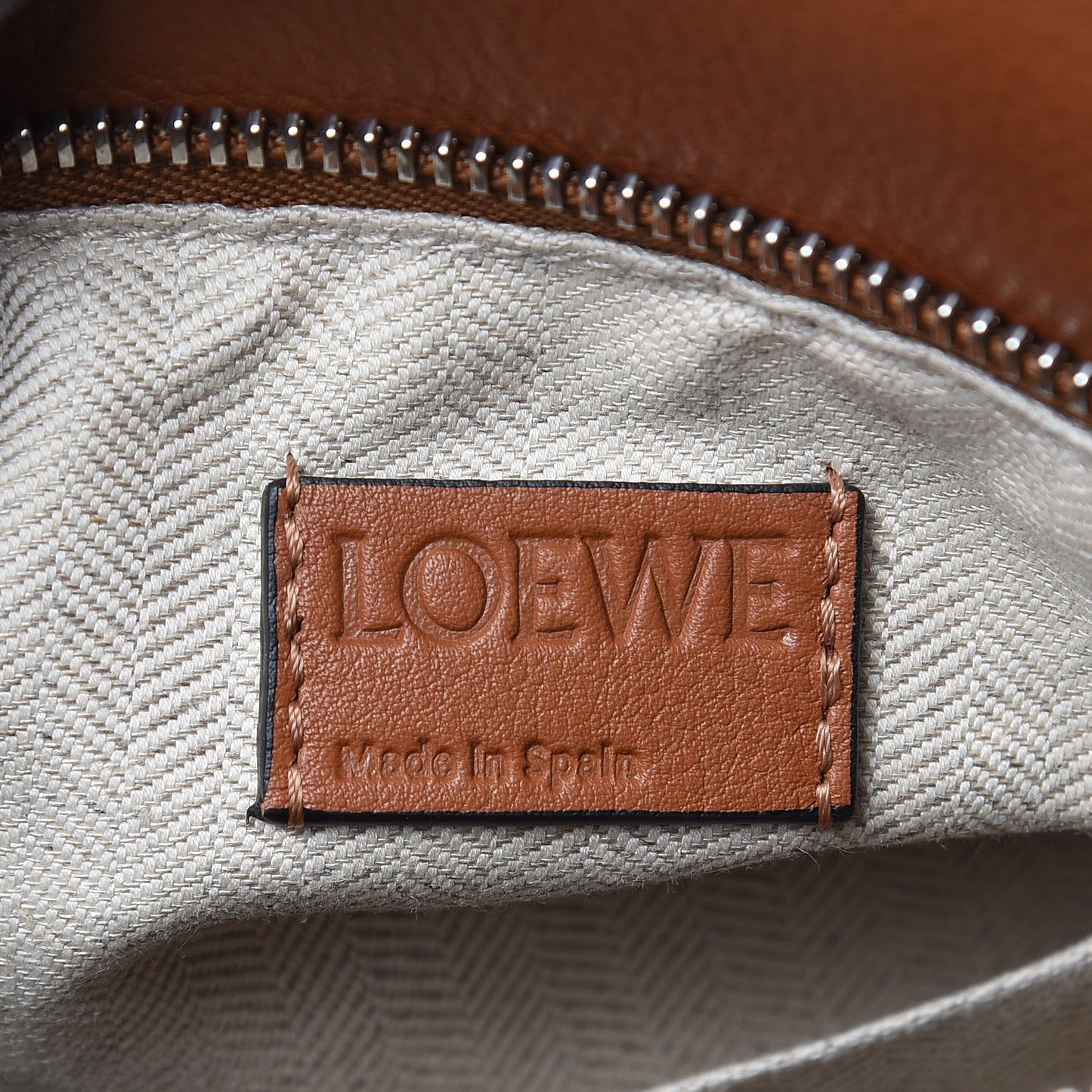 Calfskin Small Puzzle Bag Tan