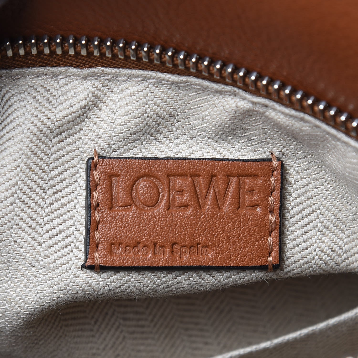 Loewe Calfskin Small Puzzle Bag Tan 6 of 9