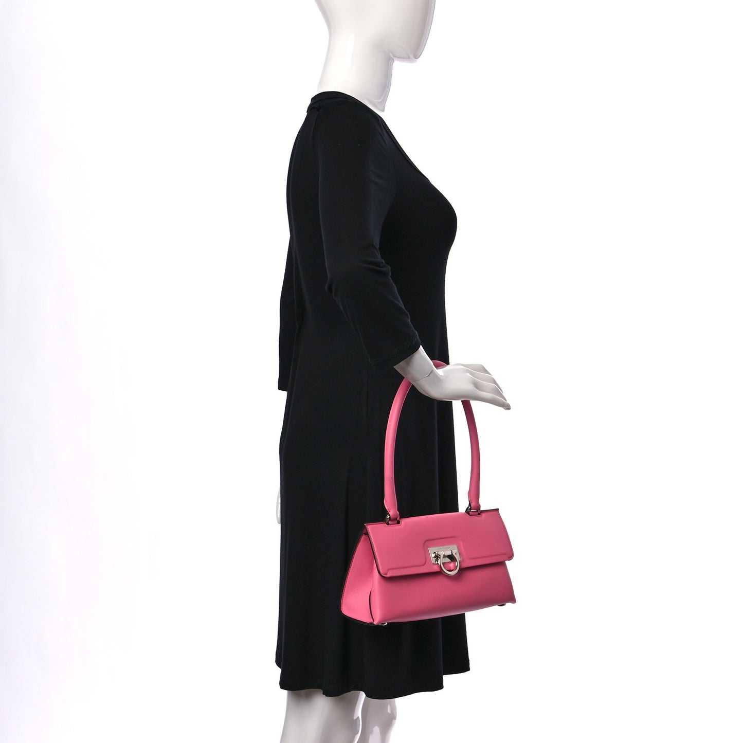 Calfskin Trifolio Swing Bag Peonia