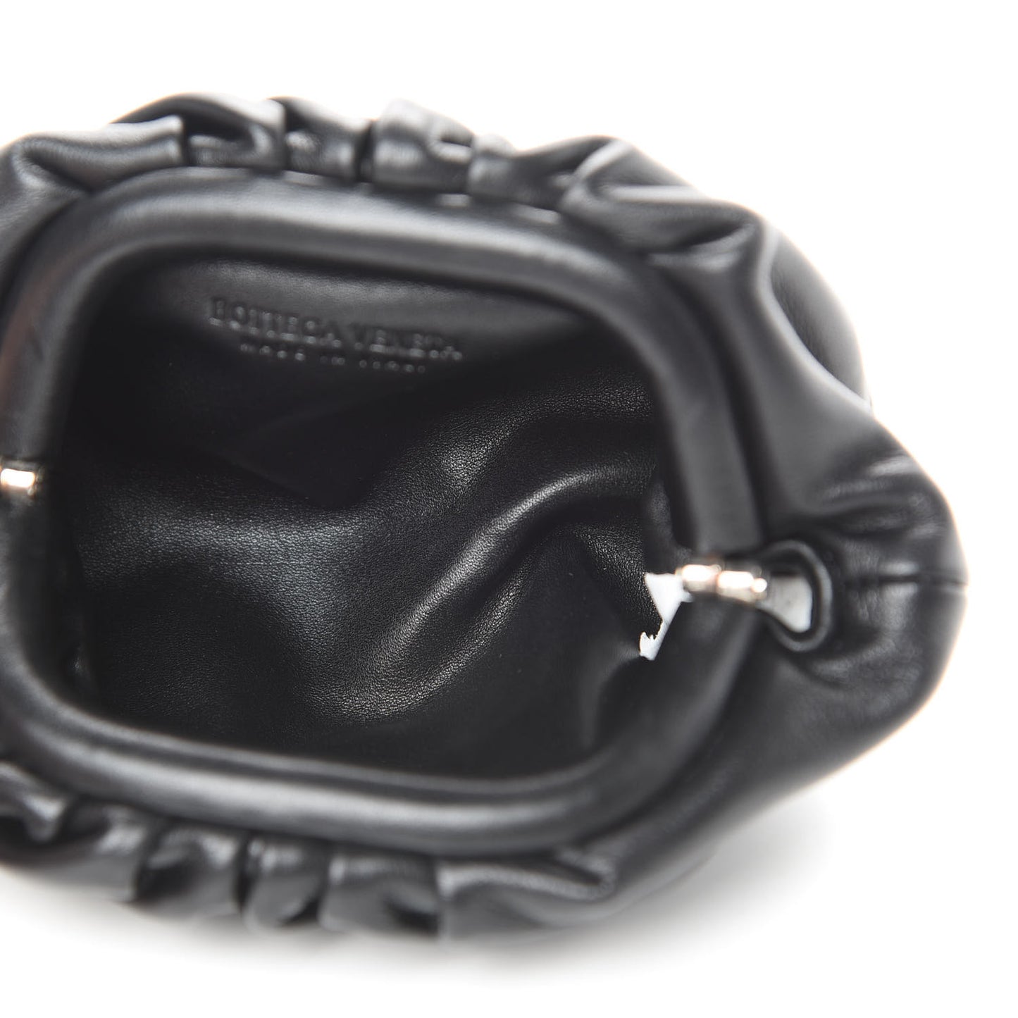 Butter Calfskin Coin Purse Black