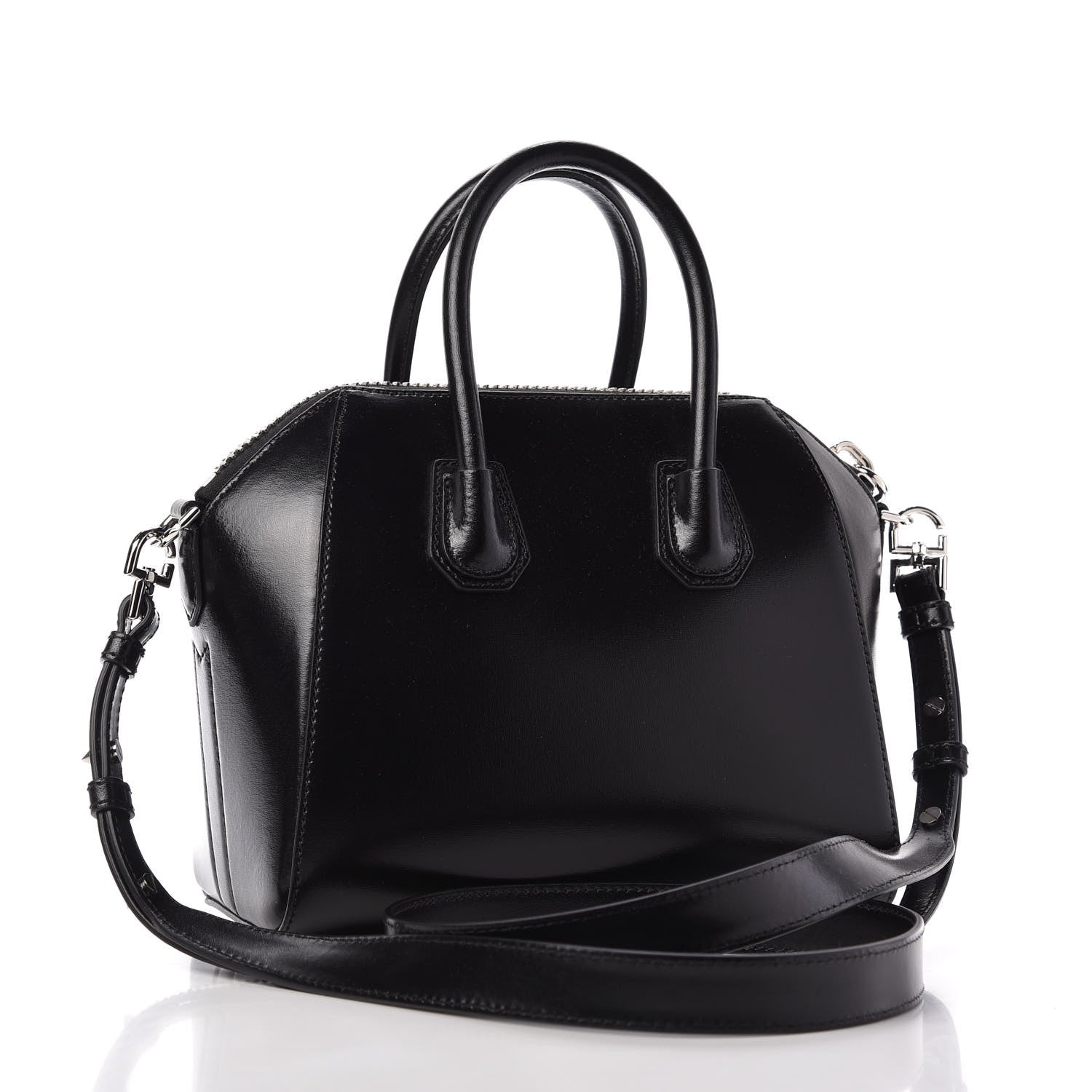 Givenchy Shiny Lord Calfskin Mini Antigona Black 3 of 10