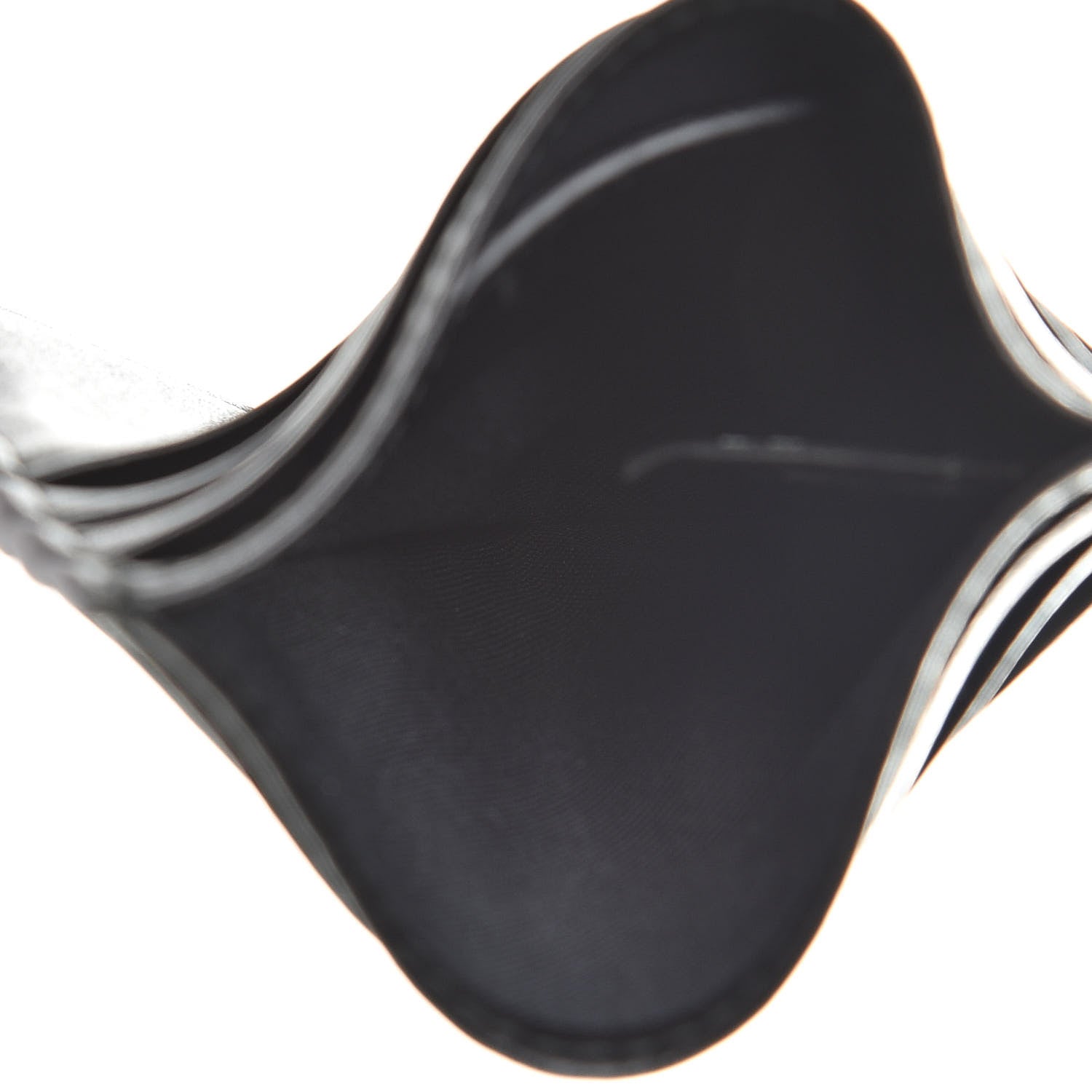 Fendi Vitello Liberty Lucido Metal Monster Eyes Card Holder Black