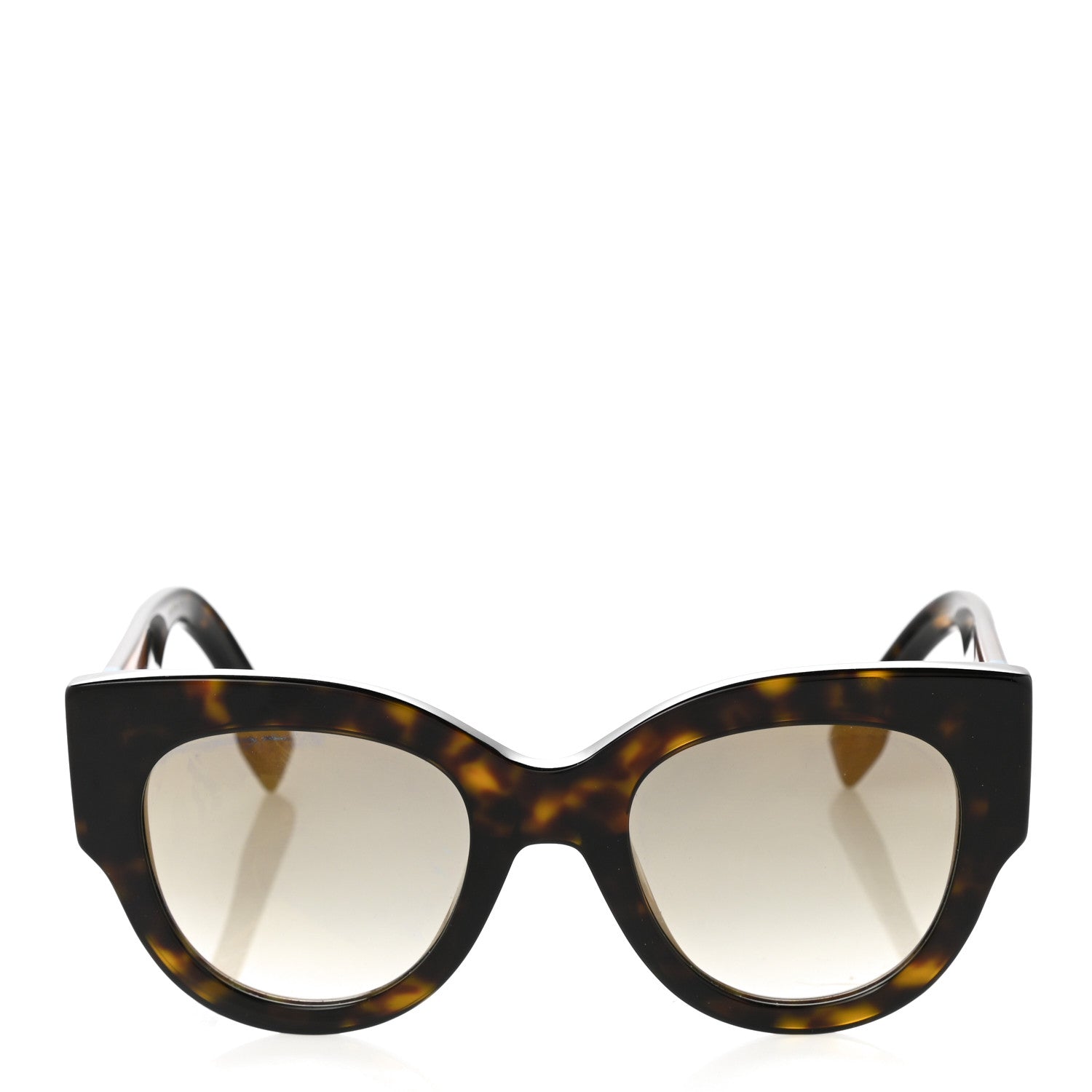 Fendi Acetate Facets Oversized Sunglasses FF 0264/S Havana 2 of 7