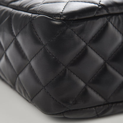 Chanel Lambskin Quilted Large Camera Case Black 5 of 9