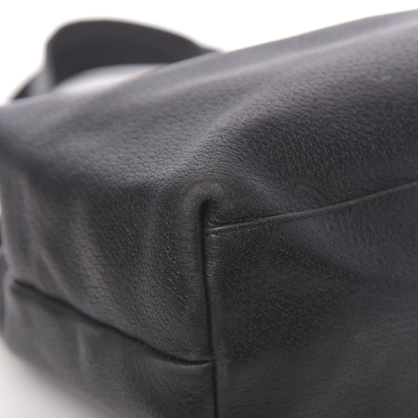 Calfskin Small D Ring Tote Black