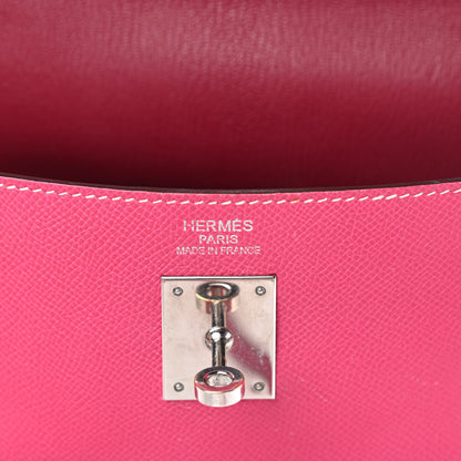 Hermes Epsom Candy Kelly Retourne 35 Rose Tyrien Rubis 6 of 31