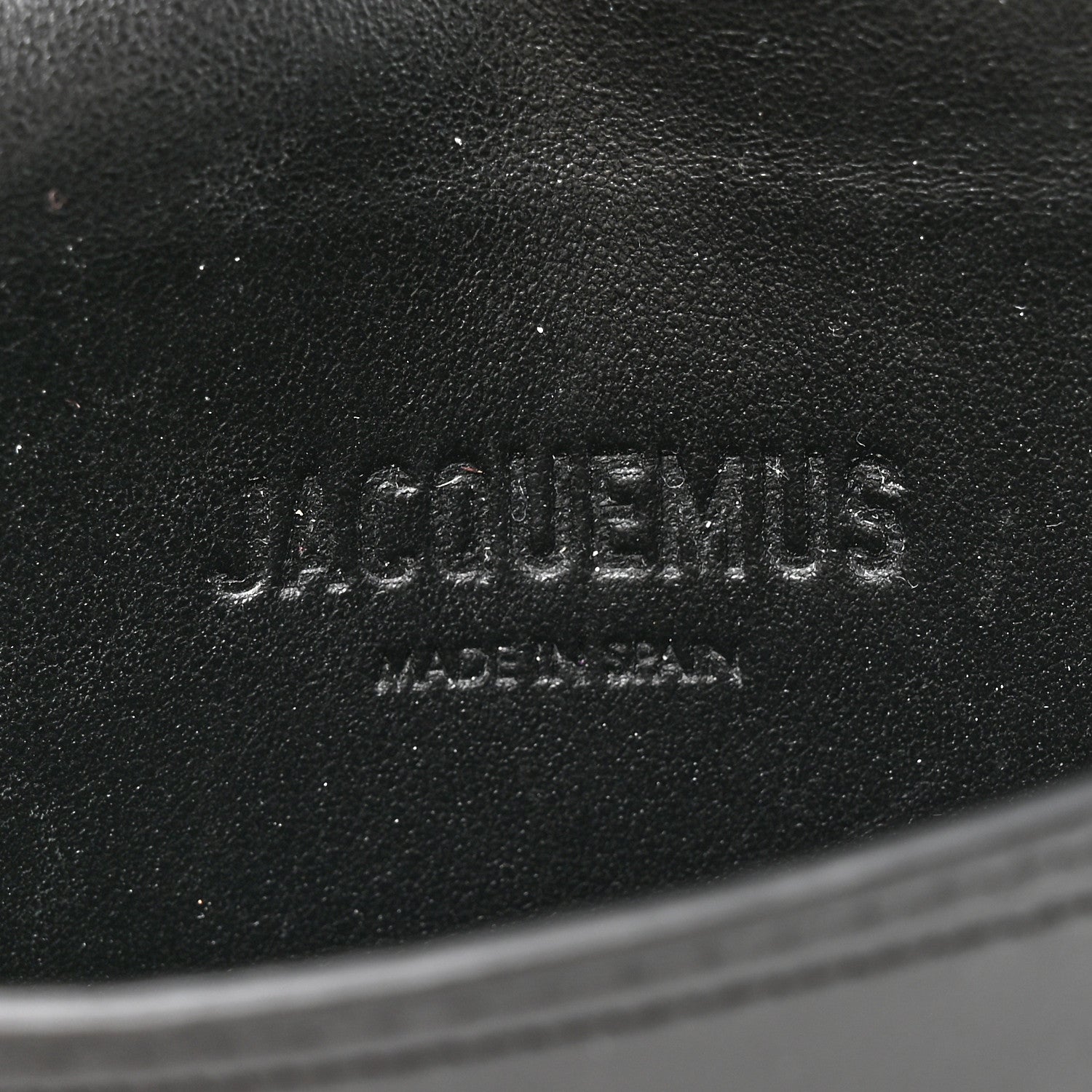 Jacquemus Smooth Calfskin Mini Le Porte Azur Envelope Wallet Black 6 of 10