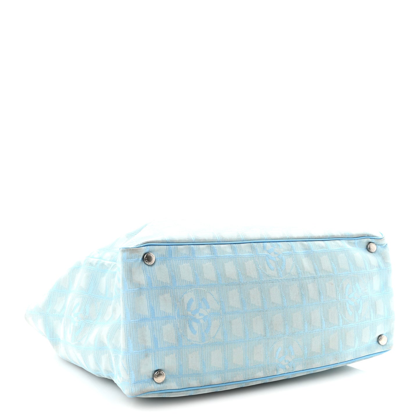 Nylon Travel Large Tote Blue