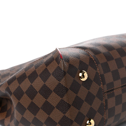Louis Vuitton Damier Ebene Caissa Hobo Cherry 11 of 18